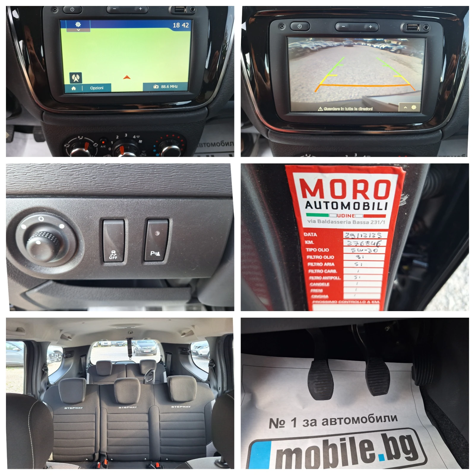 Dacia Lodgy 1.5 dci 116ks Stepwey 7 Mesta  Navi Kamera Full! , снимка 16 - Автомобили и джипове - 55349513