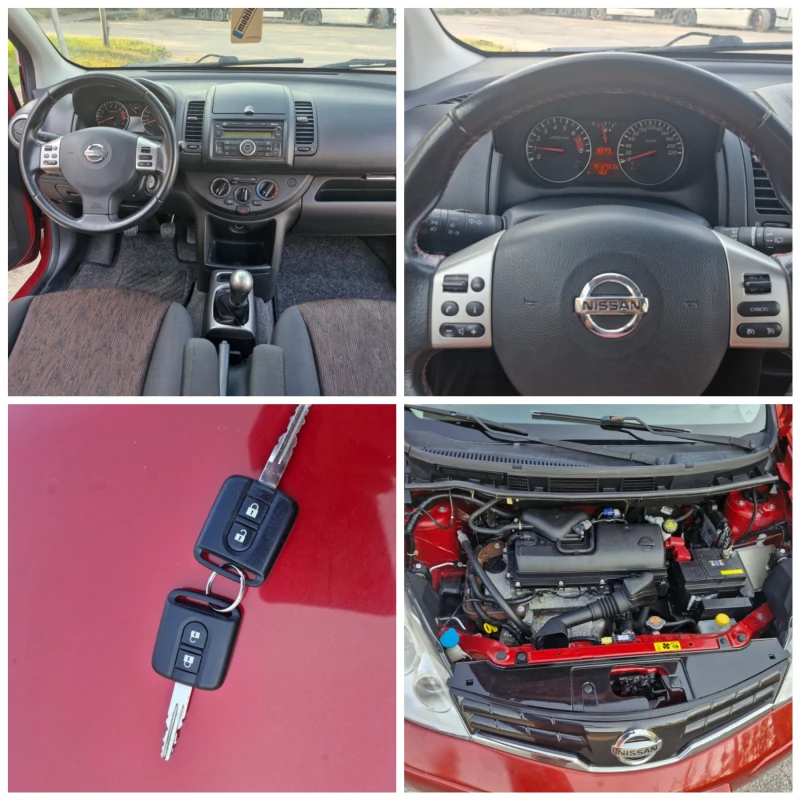 Nissan Note 1, 4* 88кс* AC* FACE , снимка 17 - Автомобили и джипове - 51133210