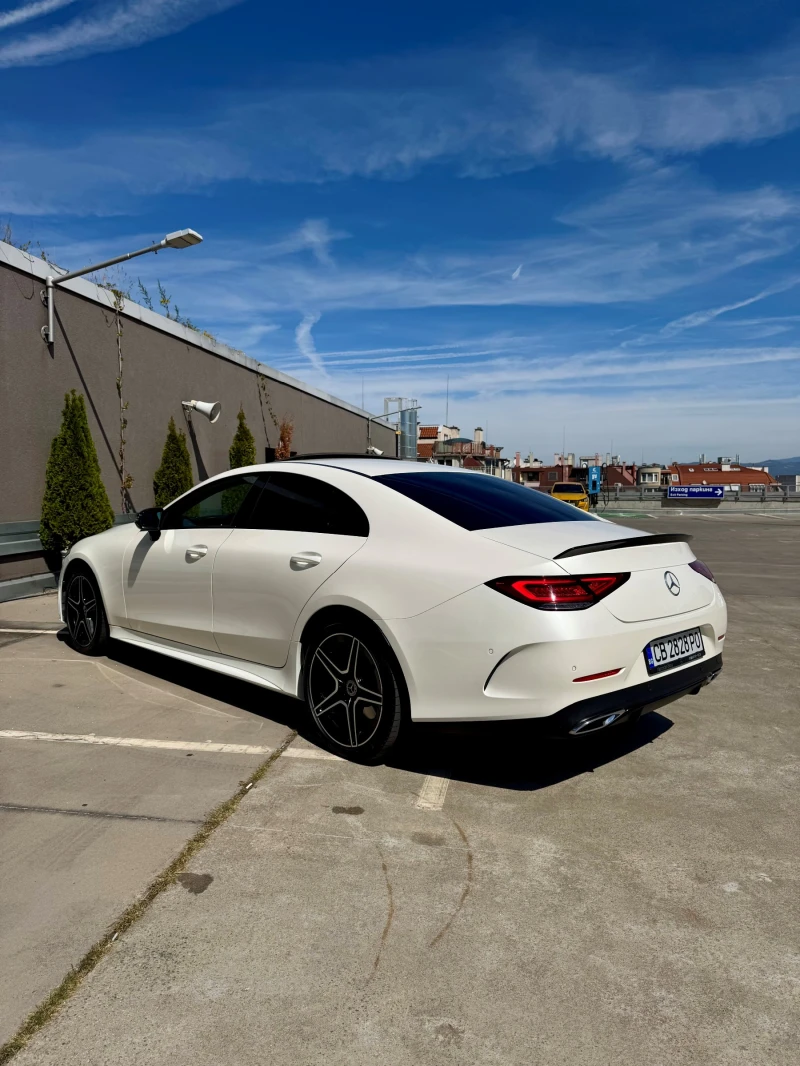 Mercedes-Benz CLS 400 AMG| ВЪЗДУШНО| BURMESTER| ОБДУХВАНЕ| Силвър Стар, снимка 9 - Автомобили и джипове - 52205386