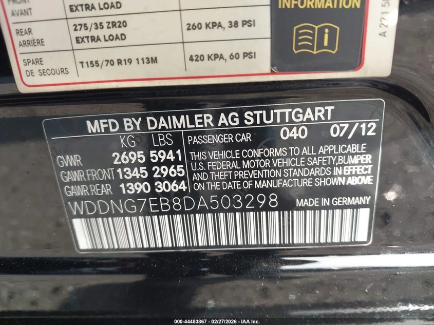 Mercedes-Benz S 63 AMG 5.5l, снимка 9 - Автомобили и джипове - 54094625