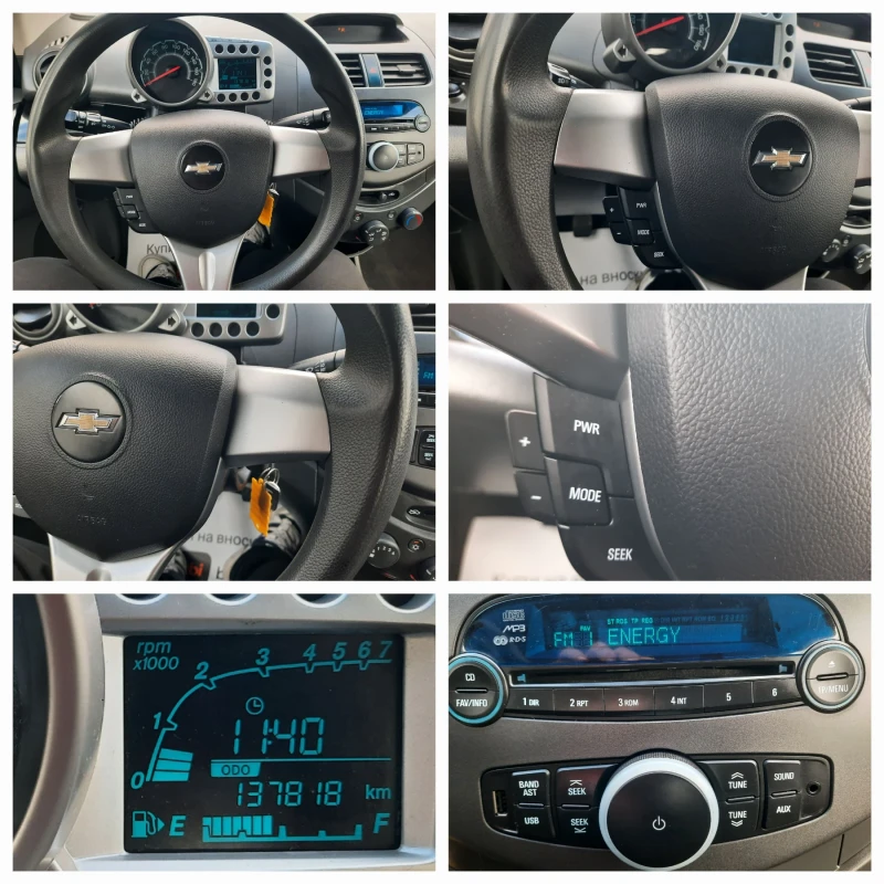 Chevrolet Spark 1.0i+ LPG БИЖУ, снимка 13 - Автомобили и джипове - 52665732