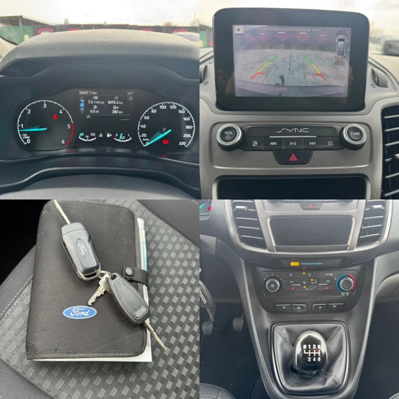 Ford Connect MAXI 7-МЕСТА КАМЕРА, снимка 16 - Автомобили и джипове - 53298632