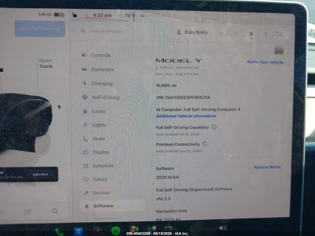 Tesla Model Y LONG RANGE* DUAL MOTOR* КОЖА* ПОДГРЕВ* ПАНОРАМА* , снимка 7 - Автомобили и джипове - 55452352