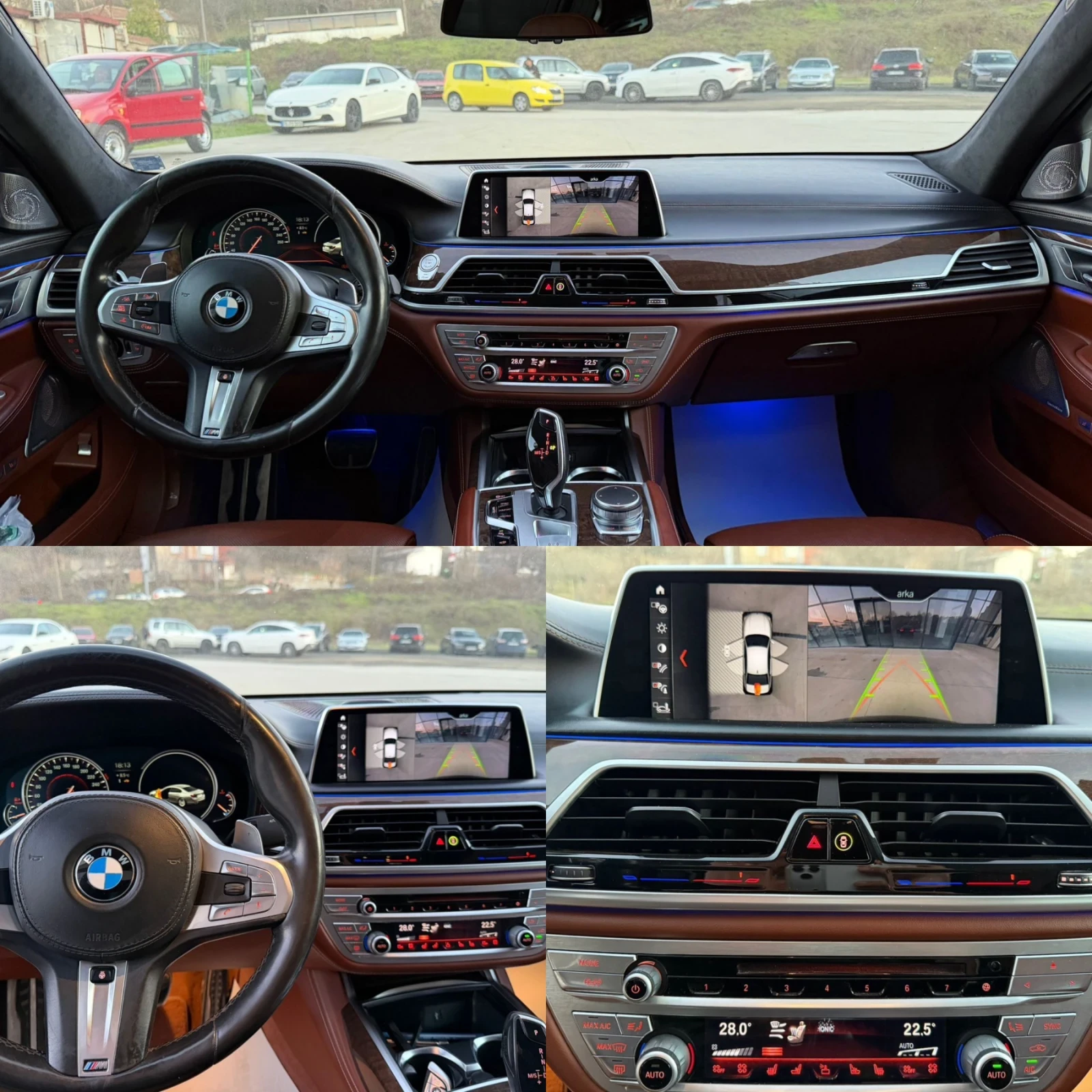 BMW 750 LD M sport xDrive/Камера 360/RSE/HuD/Обдухване/Las, снимка 8 - Автомобили и джипове - 54235716