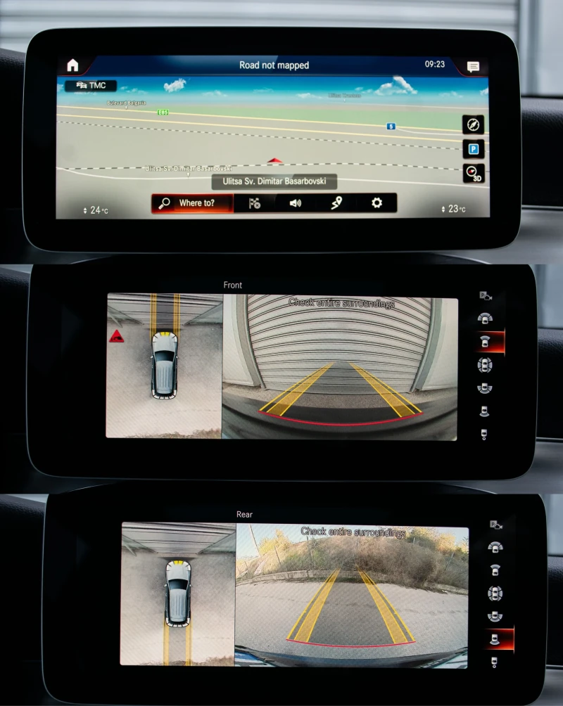 Mercedes-Benz GLC 220 d/300d/AMG/Multibeam/Burmester/СервизнаИстория, снимка 13 - Автомобили и джипове - 52572594