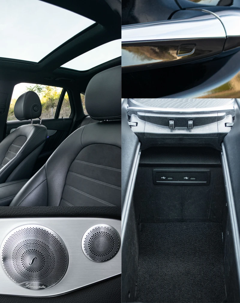 Mercedes-Benz GLC 220 d/300d/AMG/Multibeam/Burmester/СервизнаИстория, снимка 12 - Автомобили и джипове - 52572594