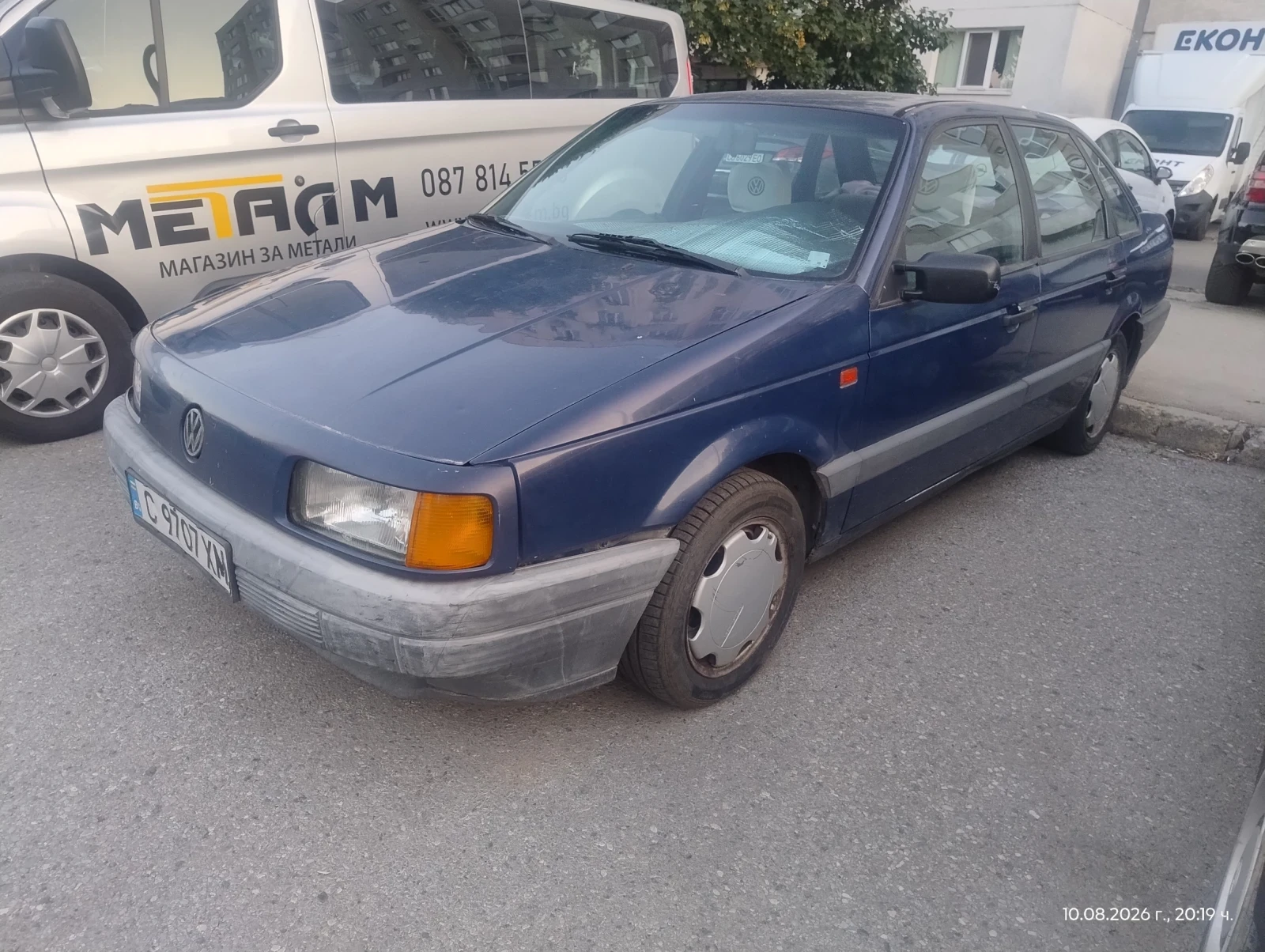 VW Passat 1.8газ в движение