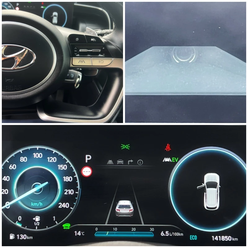 Hyundai Tucson 1.6 T-GDI * HYBRID *  230 hp, снимка 14 - Автомобили и джипове - 52459991