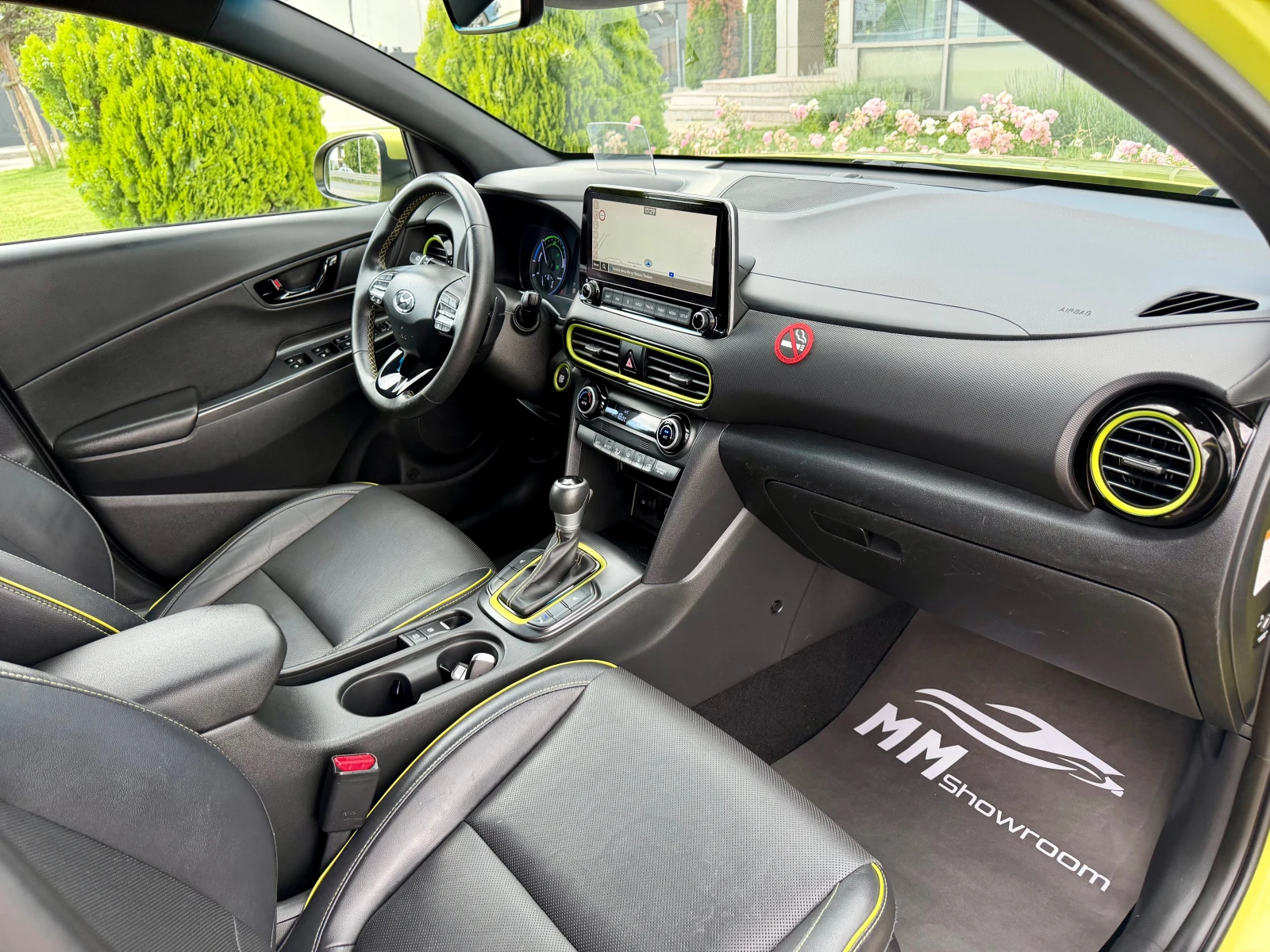 Hyundai Kona HIBRYD-АВТОМАТ-HEAD-UP-КАМЕРА-ПОДГРЕВ-KEYLESS-GO-, снимка 12 - Автомобили и джипове - 54977959