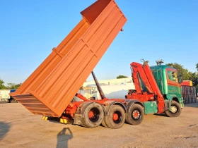 Scania R 164 Самосвал с кран 8x2, снимка 16