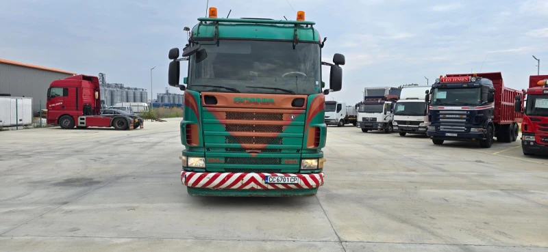 Scania R 164 Самосвал с кран 8x2, снимка 3 - Камиони - 52365999