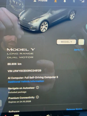 Tesla Model Y LR AWD Enhanced Autopilot , снимка 13