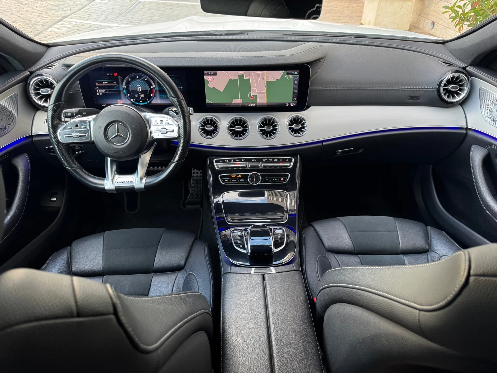 Mercedes-Benz CLS 400 9-G 4Matic AMG Distronic+ Multibeam 129хил.км, снимка 8 - Автомобили и джипове - 55955142