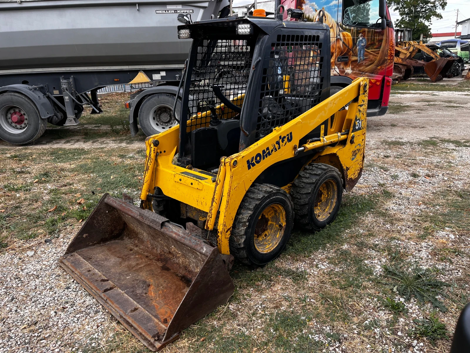 Мини челни товарачи Komatsu SK 510, снимка 4 - Индустриална техника - 56245511