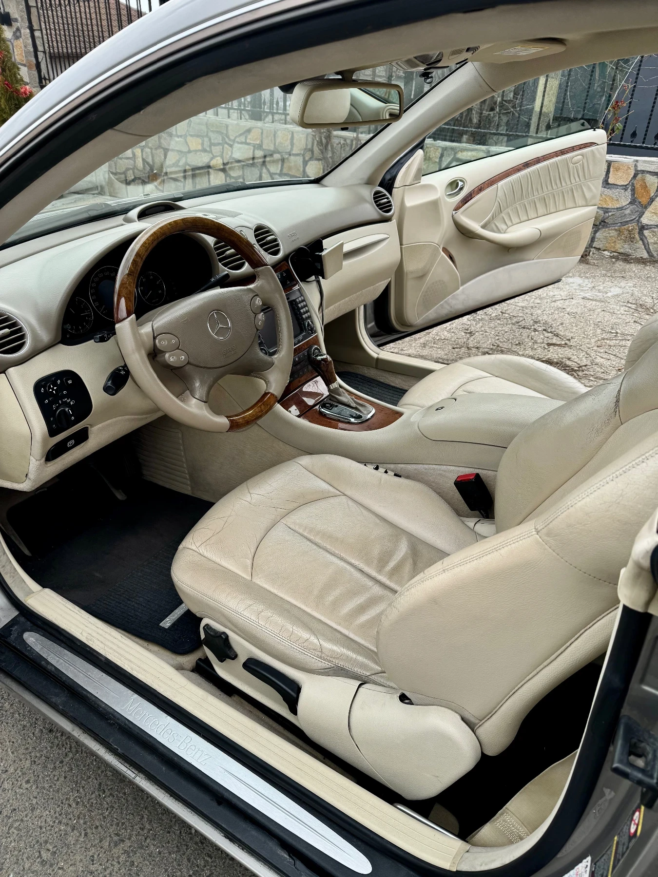 Mercedes-Benz CLK 320CDI Автоматик  Кожа Климатик - изображение 7