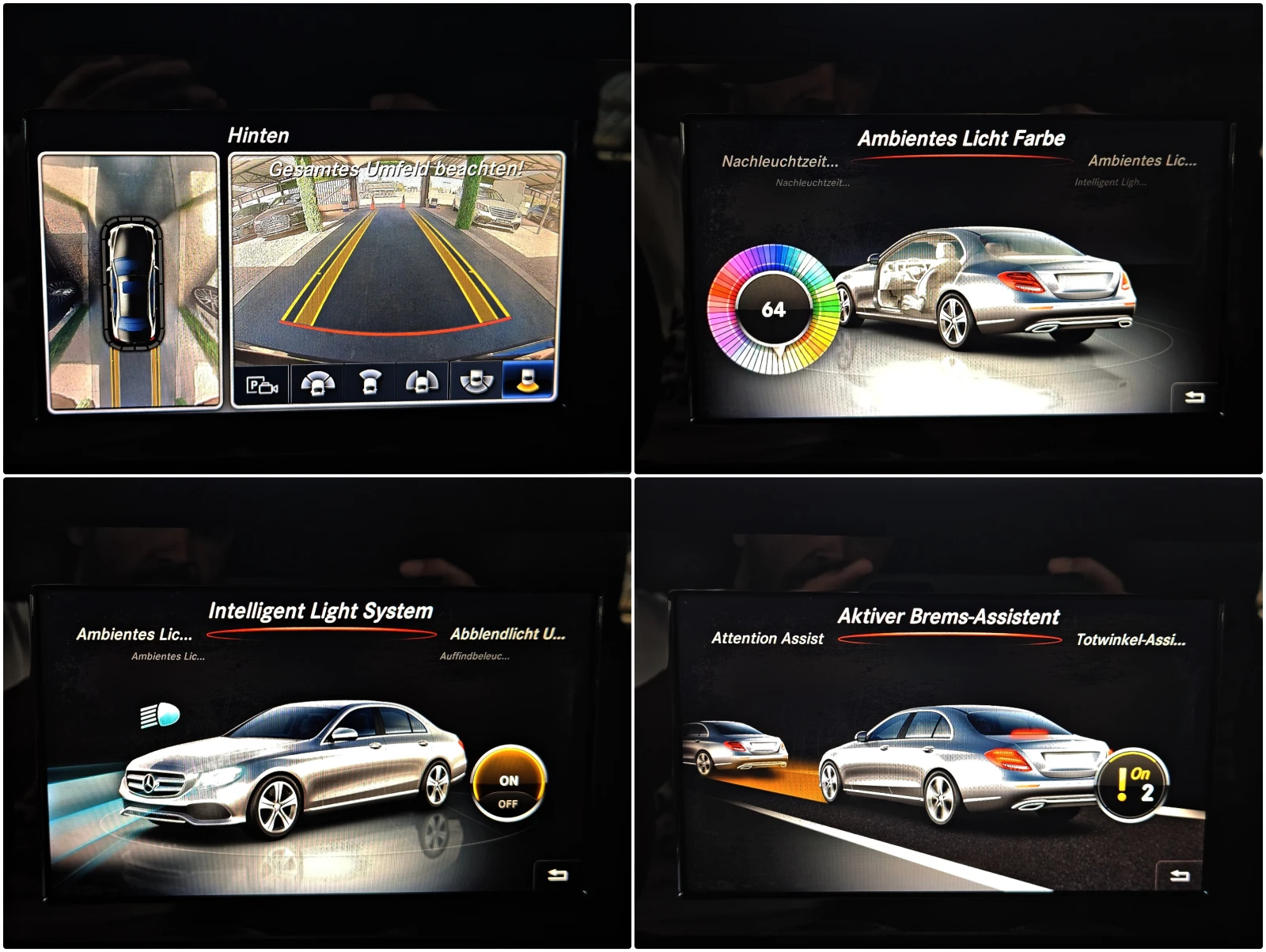 Mercedes-Benz E 220 AMG/GERMANY/360CAMERA/64xAMBIENT/BURMEST/ПОДГР/LIZ, снимка 14 - Автомобили и джипове - 56007464
