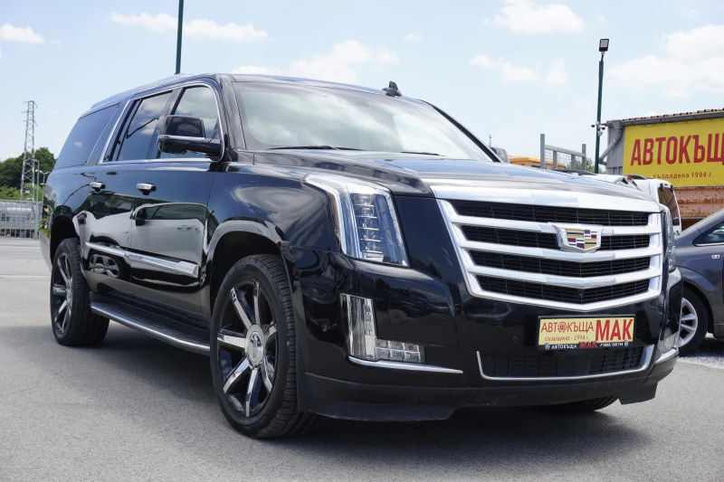 Cadillac Escalade 6.2/v8/ESV PREMIUM LUX/FULL Екстри, снимка 1 - Автомобили и джипове - 46492966