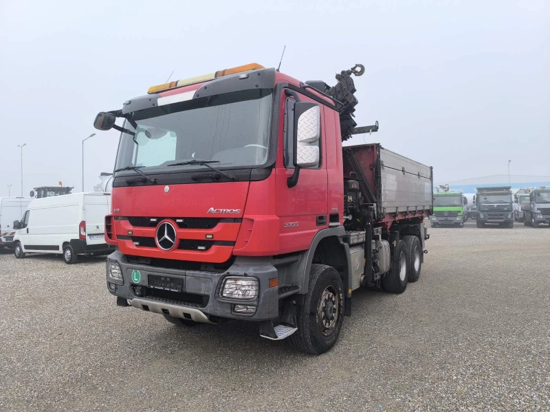 Mercedes-Benz Actros 3355 V8 6X6 HIAB 211 EP-5 HIPRO, снимка 3 - Камиони - 48413457