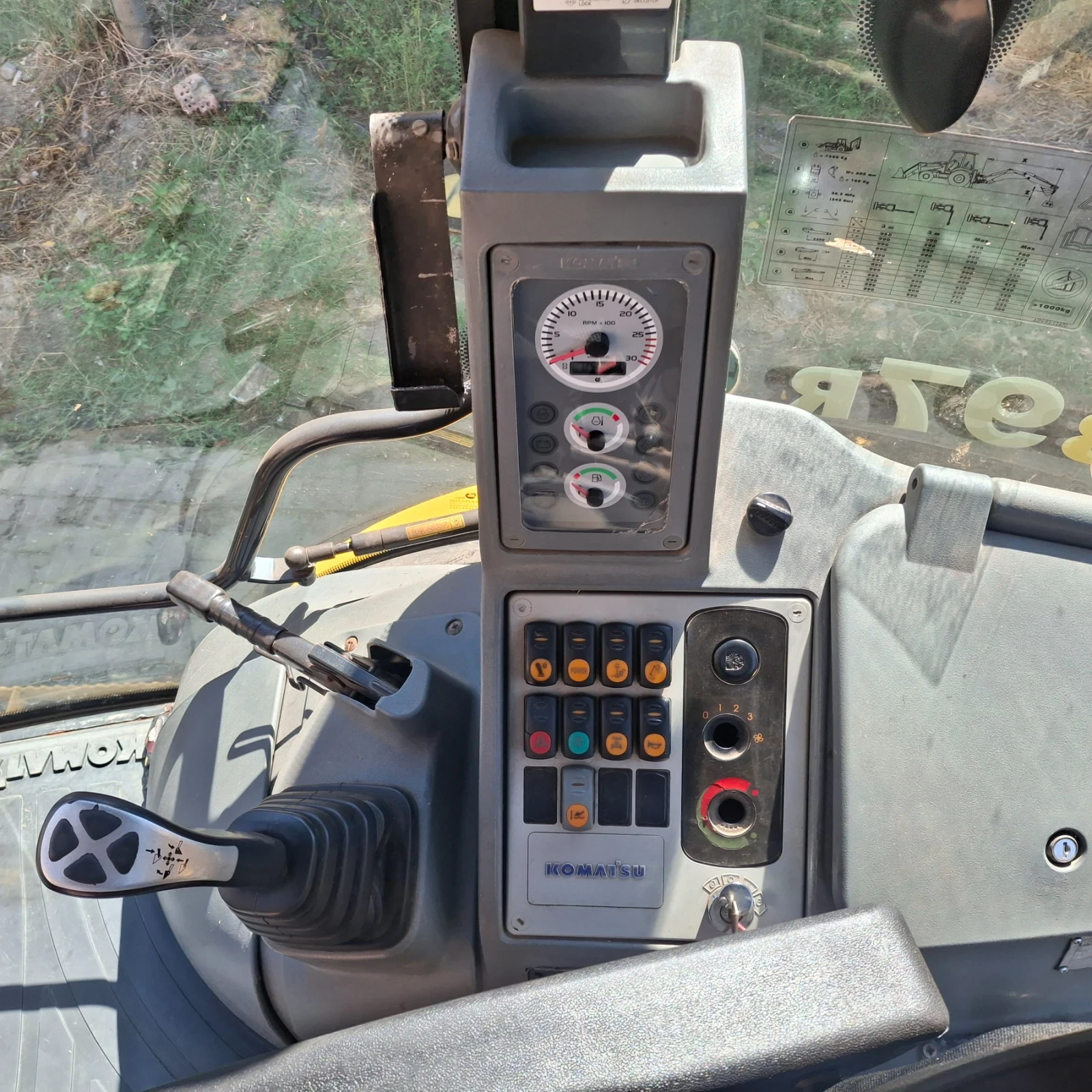 Багер Komatsu Wb97-5, снимка 7 - Индустриална техника - 55874676