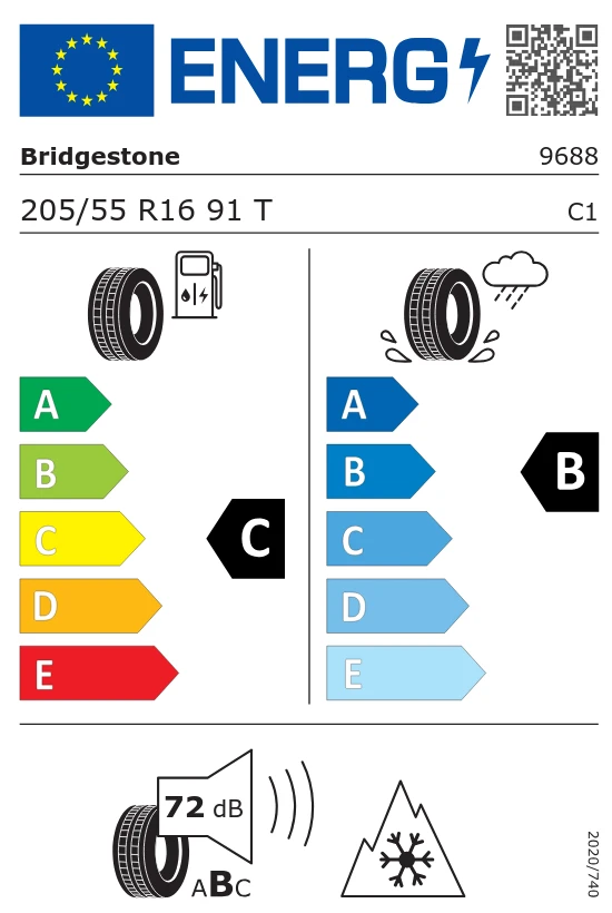 Гуми с джанти Bridgestone 205/55R16, снимка 3 - Гуми и джанти - 55254608