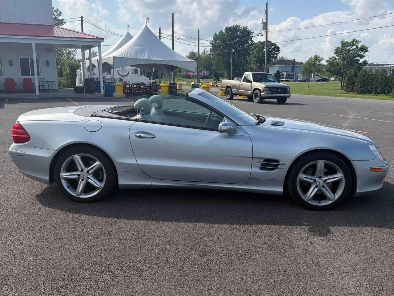 Mercedes-Benz SL * 5.0L * АВТОКРЕДИТ БЕЗ ПЪРВОНАЧАЛНА ВНОСКА* , снимка 3 - Автомобили и джипове - 55248561