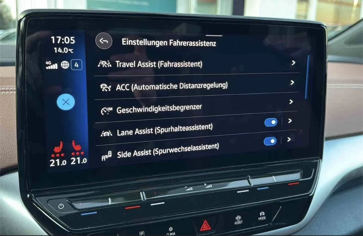 VW ID.5 PRO/ACC/NardoGrey/Pano/HeadUp/360/Termopump/66kkm, снимка 12 - Автомобили и джипове - 53804247