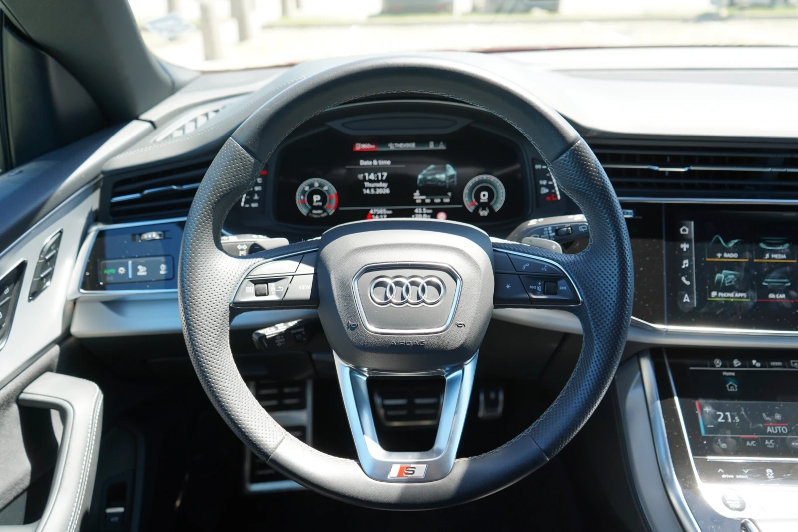 Audi Q8 50 TDI* S line* B&O* 360* Distr* Matrix* , снимка 9 - Автомобили и джипове - 54567191