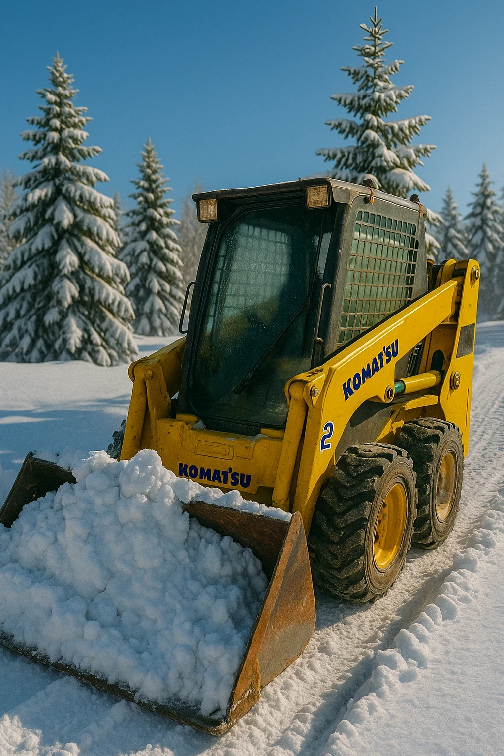 Мини челни товарачи Komatsu SK 714-2 kompaktlader bobcat minibagger 2, 5 t - изображение 4