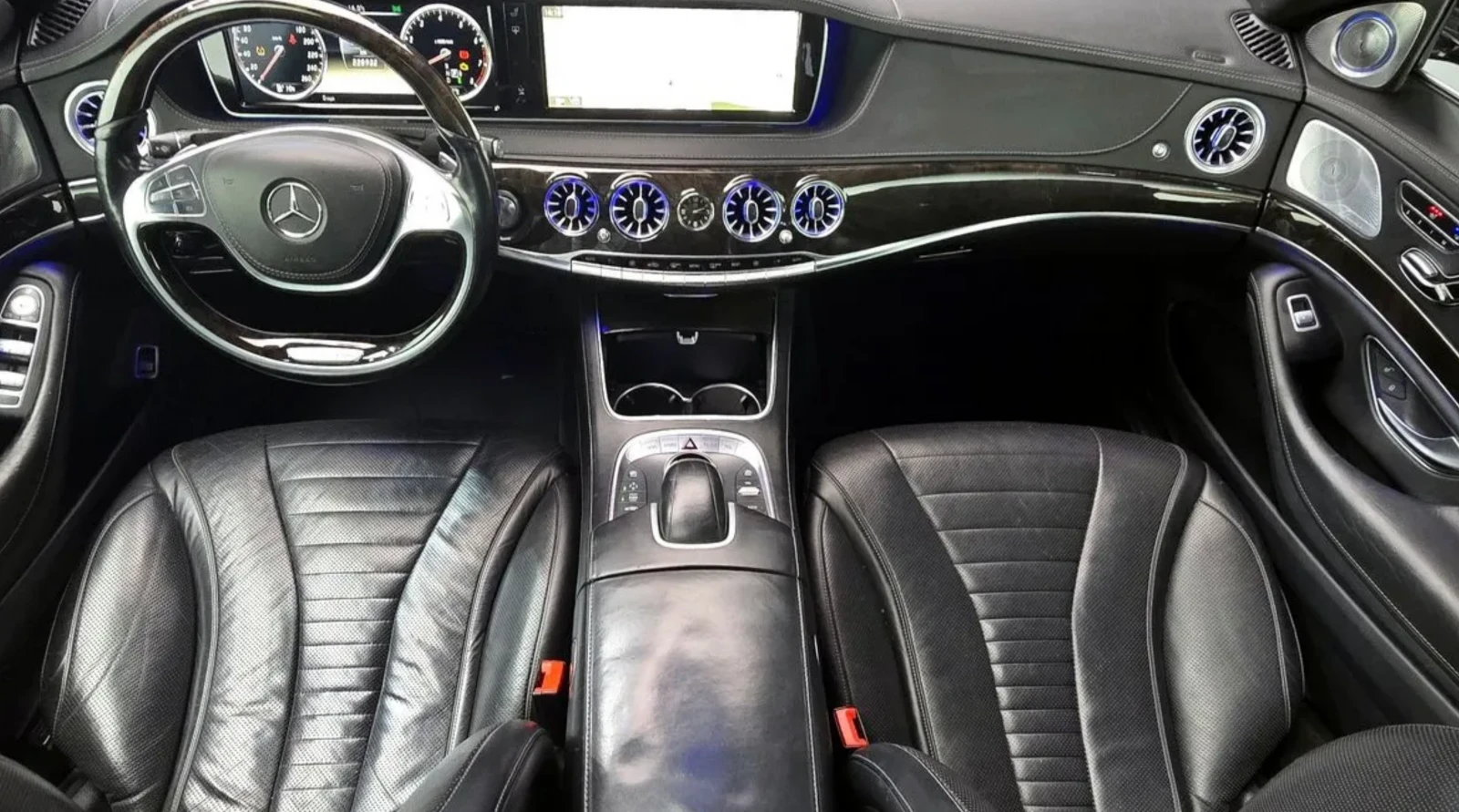 Mercedes-Benz S 500 L* Maybach* 360* Lane assist* Крайна цена* , снимка 4 - Автомобили и джипове - 54682153