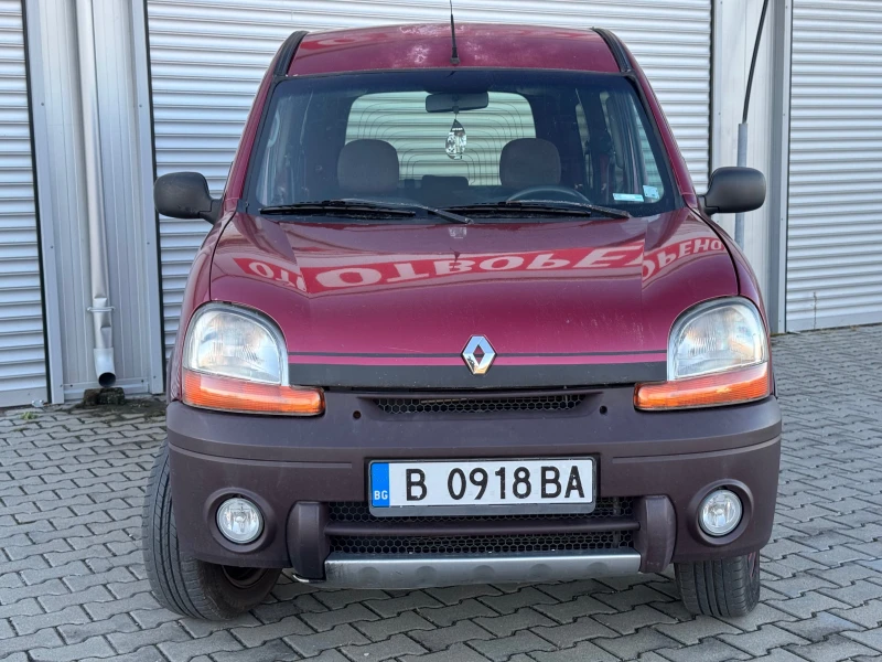 Renault Kangoo 1, 6i GPL, 4x4без кардан, клима, ел.пак., мулти, б, снимка 3 - Автомобили и джипове - 48406321