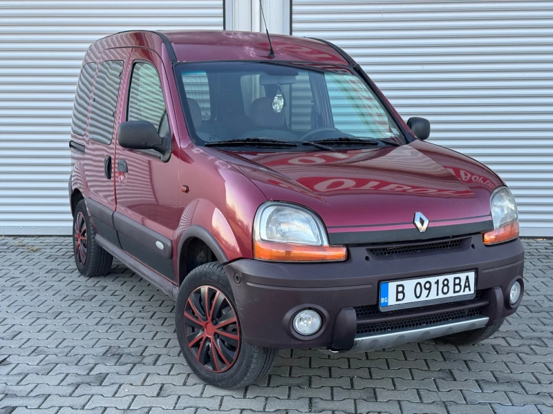 Renault Kangoo 1, 6i GPL, 4x4без кардан, клима, ел.пак., мулти, б, снимка 2 - Автомобили и джипове - 48406321