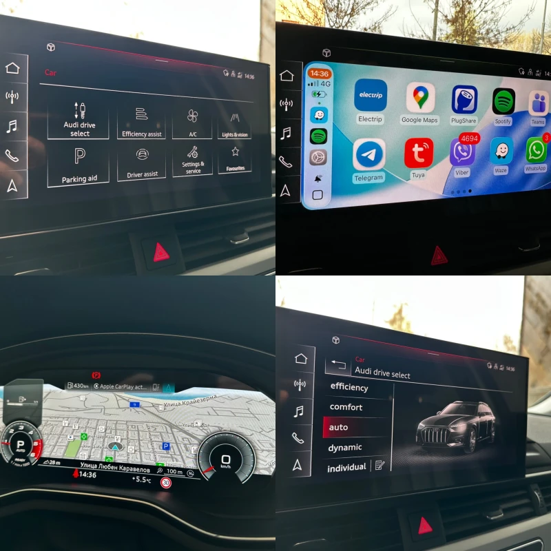 Audi A4 Allroad 40 TDI КОЖА* LED* DIGITAL* , снимка 13 - Автомобили и джипове - 52225146