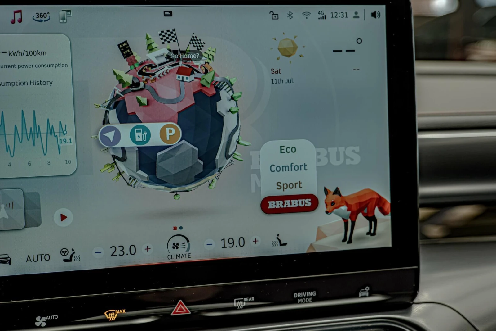 Smart #1 BRABUS/HuD/AWD/Ambient/ Beats bY Dre/Камера 360/Па, снимка 13 - Автомобили и джипове - 55284959