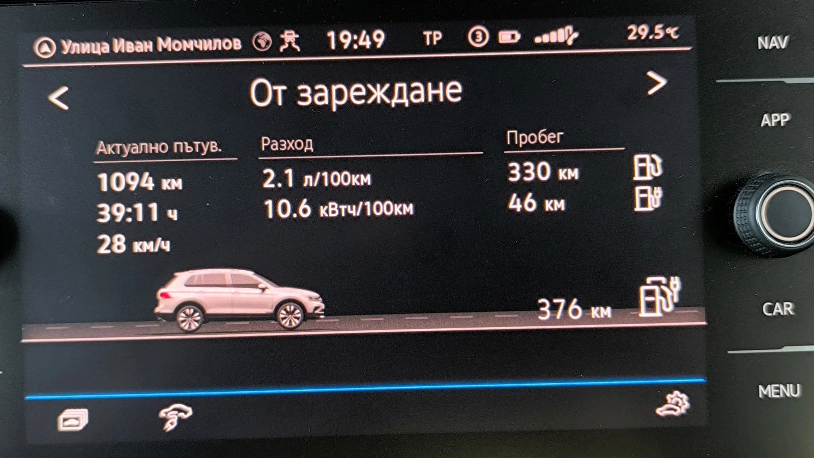 VW Tiguan VW Tiguan 2021 PHEV | 70k km | Батерия 92%, снимка 7 - Автомобили и джипове - 55900653