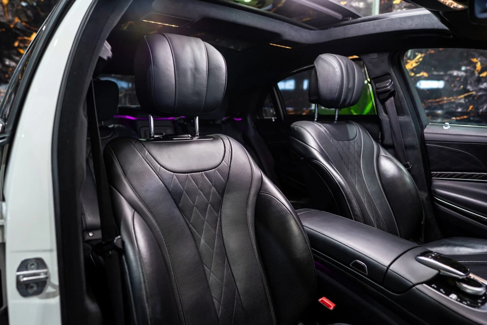 Mercedes-Benz S 560 LONG FACELIFT AMG LINE ПАНО BURM HUD ЛИЗИНГ 100%, снимка 14 - Автомобили и джипове - 54164582