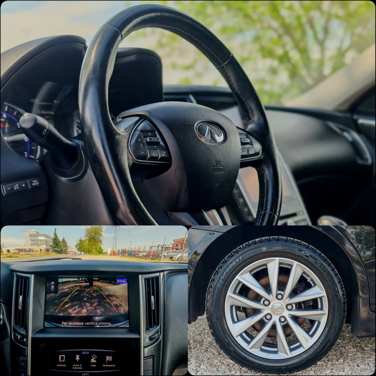 Infiniti Q50 2.2 170 К.С. ДИЗЕЛ!АВТОМАТ!КОЖА! , снимка 15 - Автомобили и джипове - 54544067