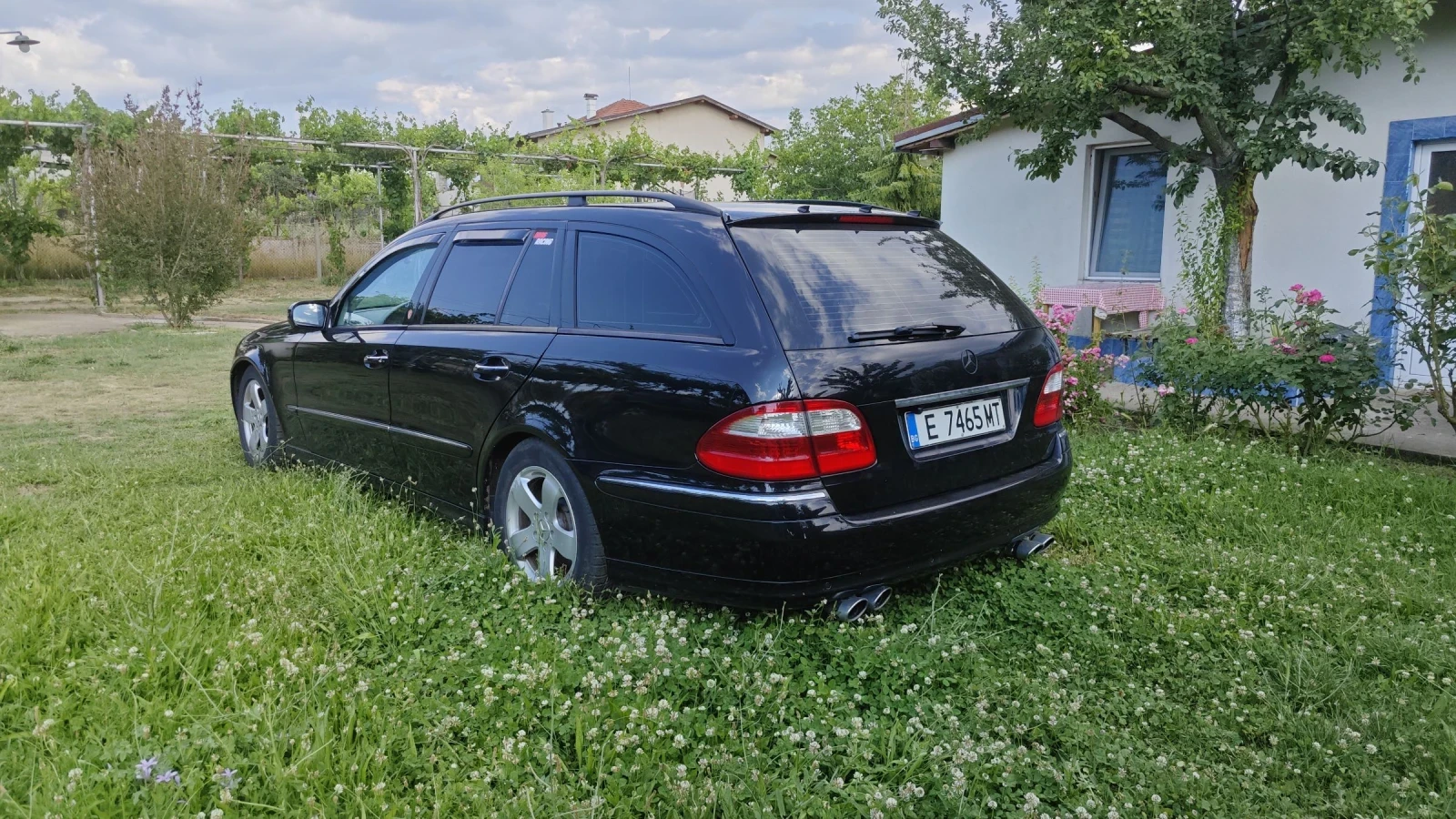 Mercedes-Benz E 320 3.2 газ-бензин 224HP 165KW 4-matic, снимка 5 - Автомобили и джипове - 55052196