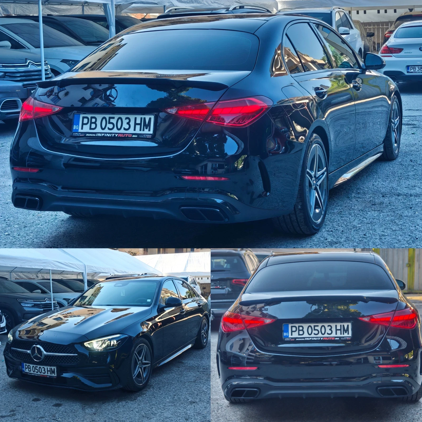 Mercedes-Benz C 200 AMG, 4-MATIC, HYBRID, �������, ���������, ���!  | Mobile.bg � ����������� 7