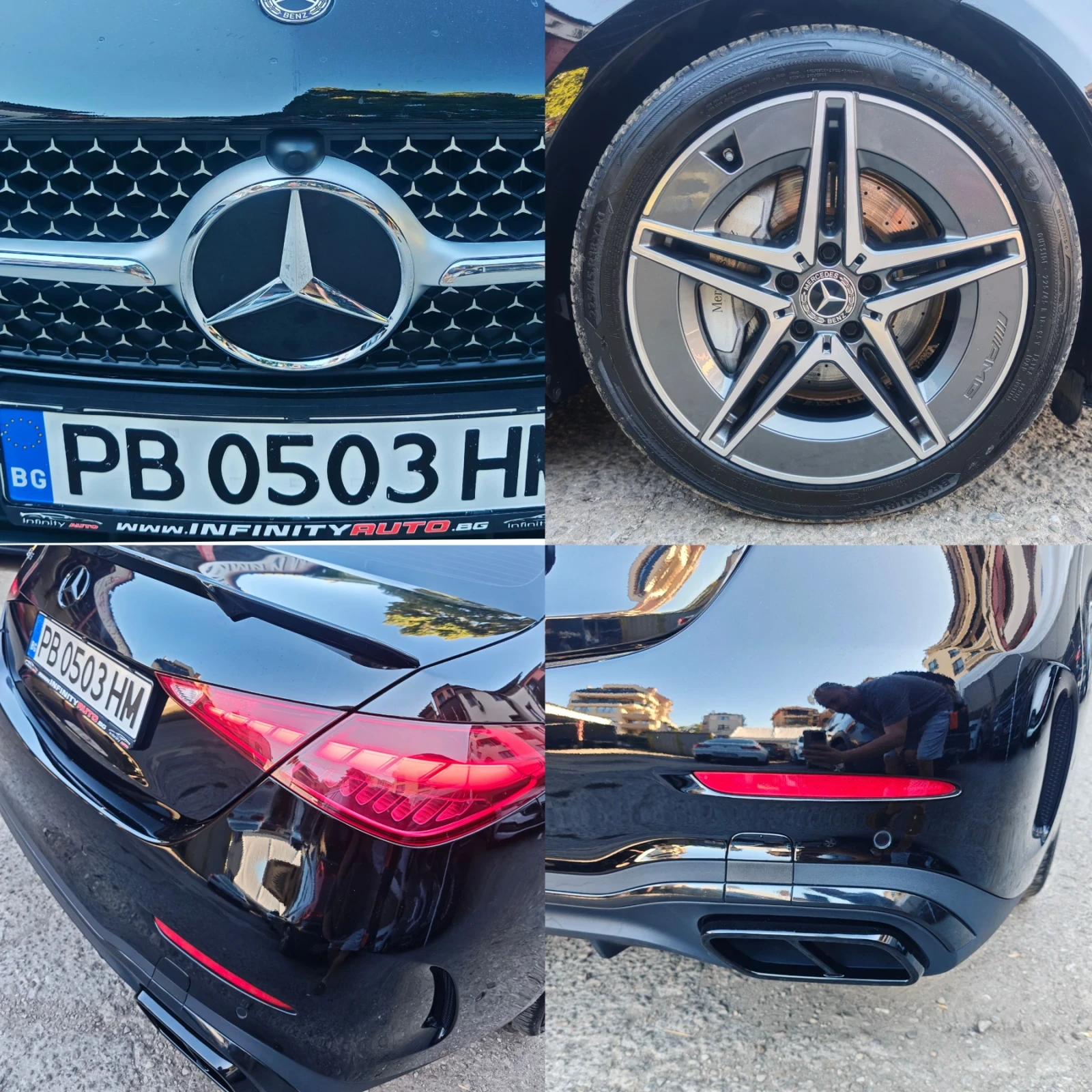 Mercedes-Benz C 200 AMG, 4-MATIC, HYBRID, �������, ���������, ���!  | Mobile.bg � ����������� 17