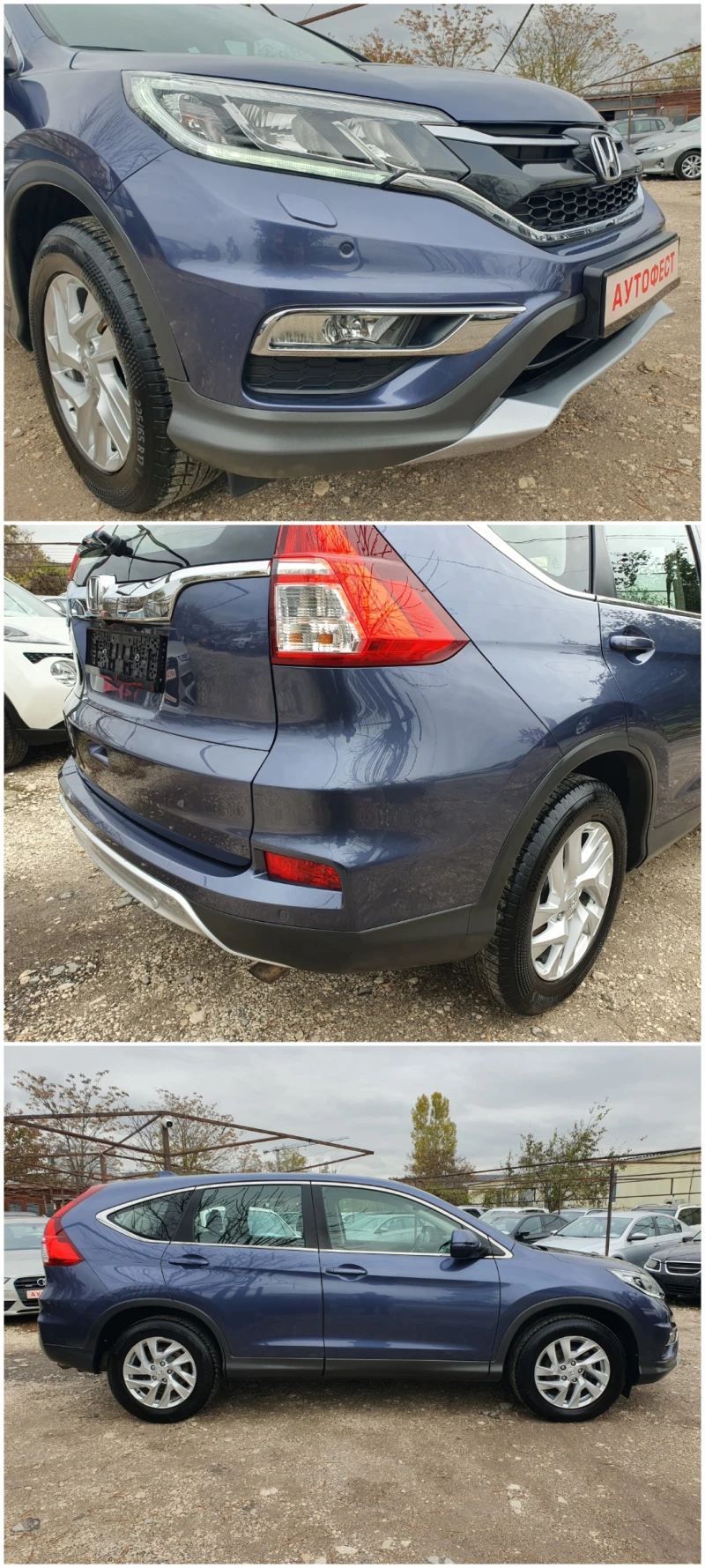 Honda Cr-v 2.0i FACELIFT LED 155к.с. 4x4 NAVI КАМЕРА, снимка 6 - Автомобили и джипове - 47976697