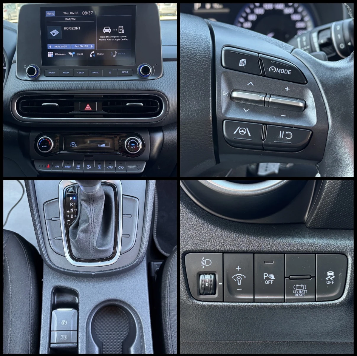 Hyundai Kona 1.6 Hybrid , снимка 15 - Автомобили и джипове - 55569000
