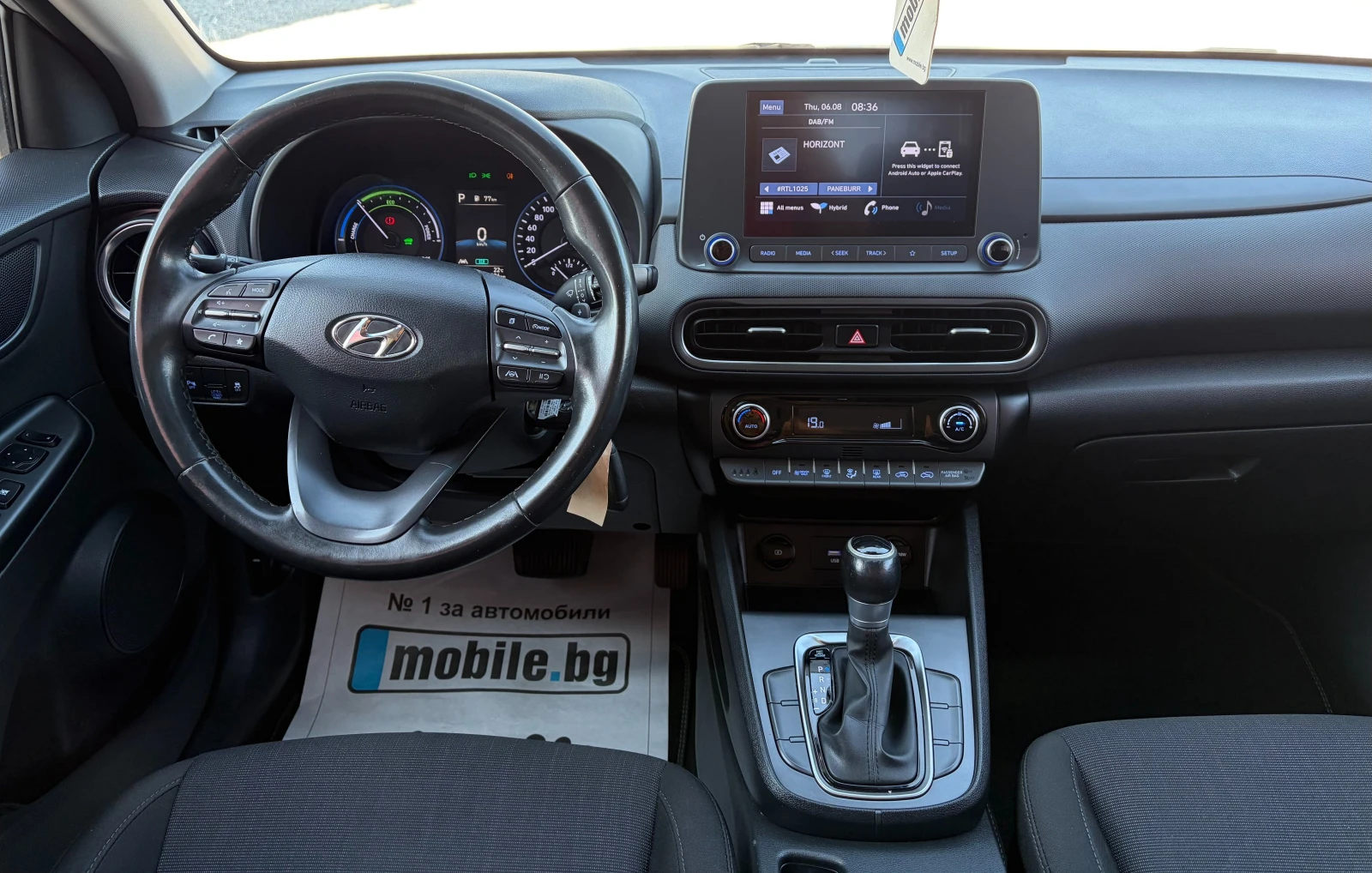Hyundai Kona 1.6 Hybrid , снимка 14 - Автомобили и джипове - 55569000