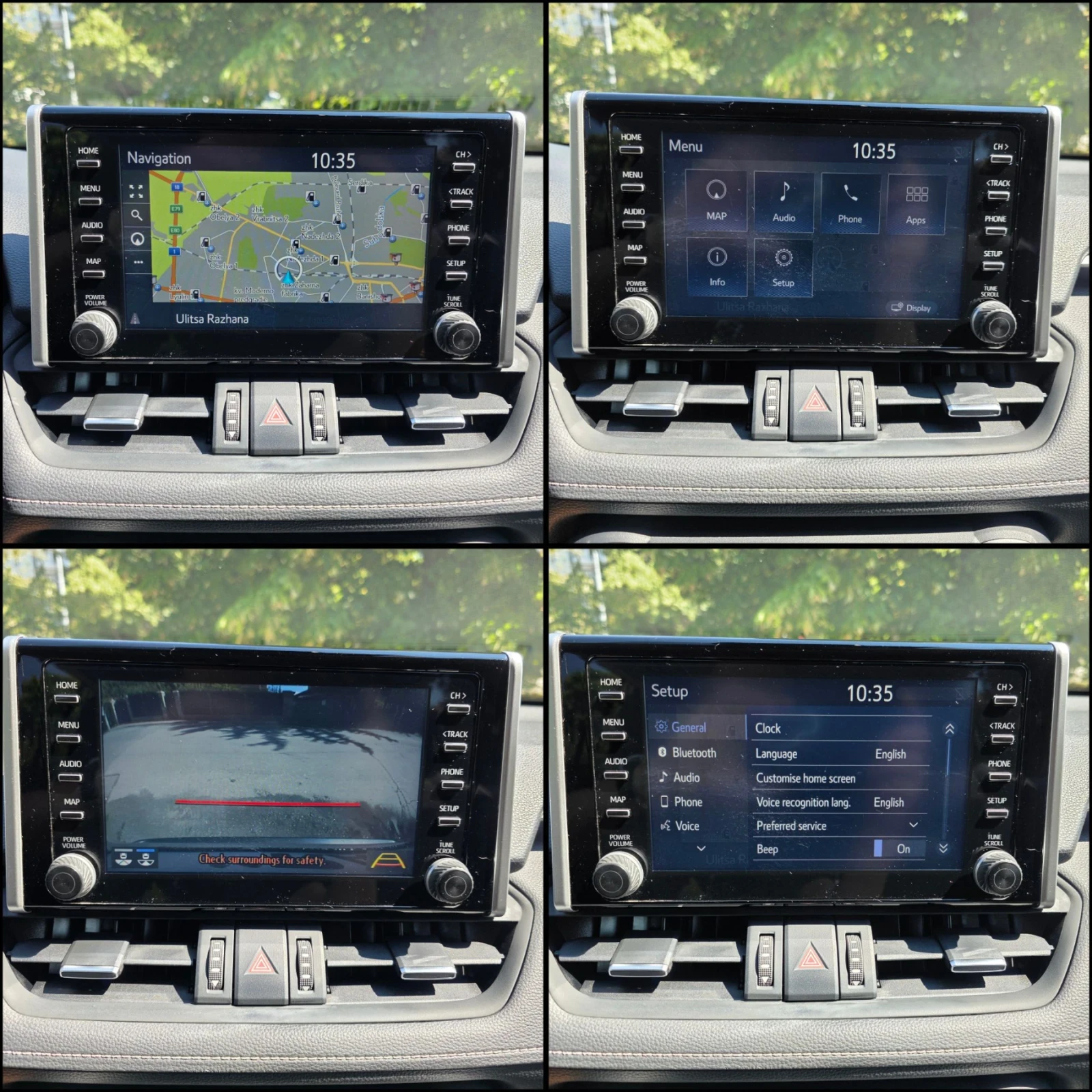 Toyota Rav4 2.5/HYBRID/DISTRONIC/KEYLESS-ENTRY/РЕАЛНИ КМ./, снимка 13 - Автомобили и джипове - 55644695