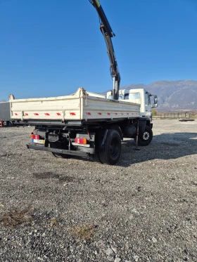 Mercedes-Benz 1117 Тристранен самосвал + Кран HIAB 060, снимка 8