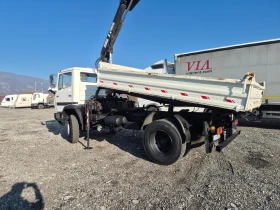 Mercedes-Benz 1117 Тристранен самосвал + Кран HIAB 060, снимка 4