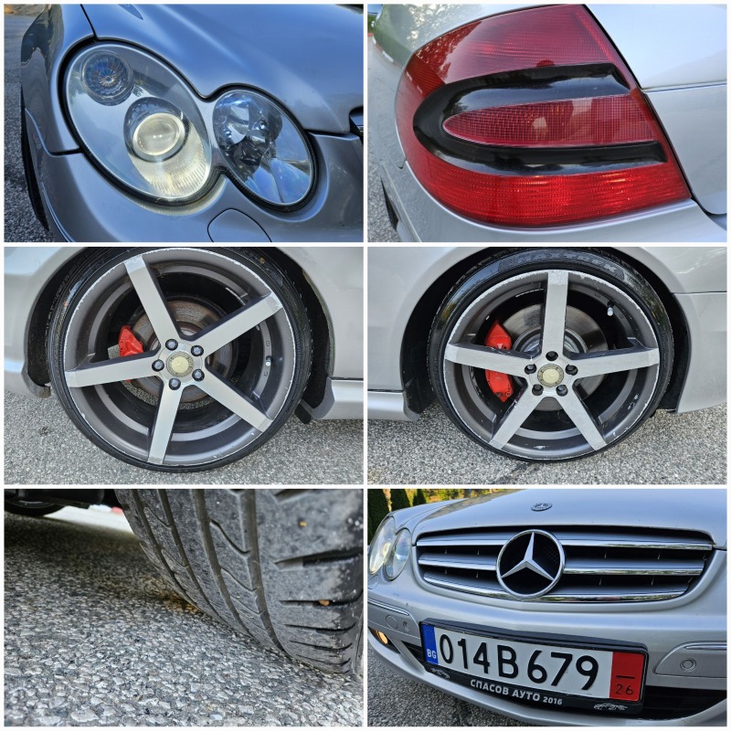 Mercedes-Benz CLK 5.0 AMG PAKET/AVTOMAT/KOJA/DISTRONIK/NAVIGACIQ, снимка 16 - Автомобили и джипове - 46281747