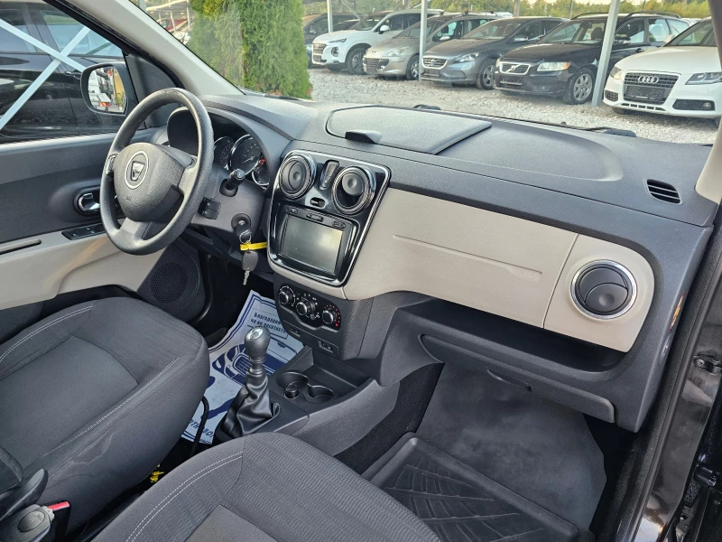 Dacia Lodgy 1.5DCI 6+ 1РЕАЛНИ КИЛОМЕТРИ, снимка 11 - Автомобили и джипове - 47459982