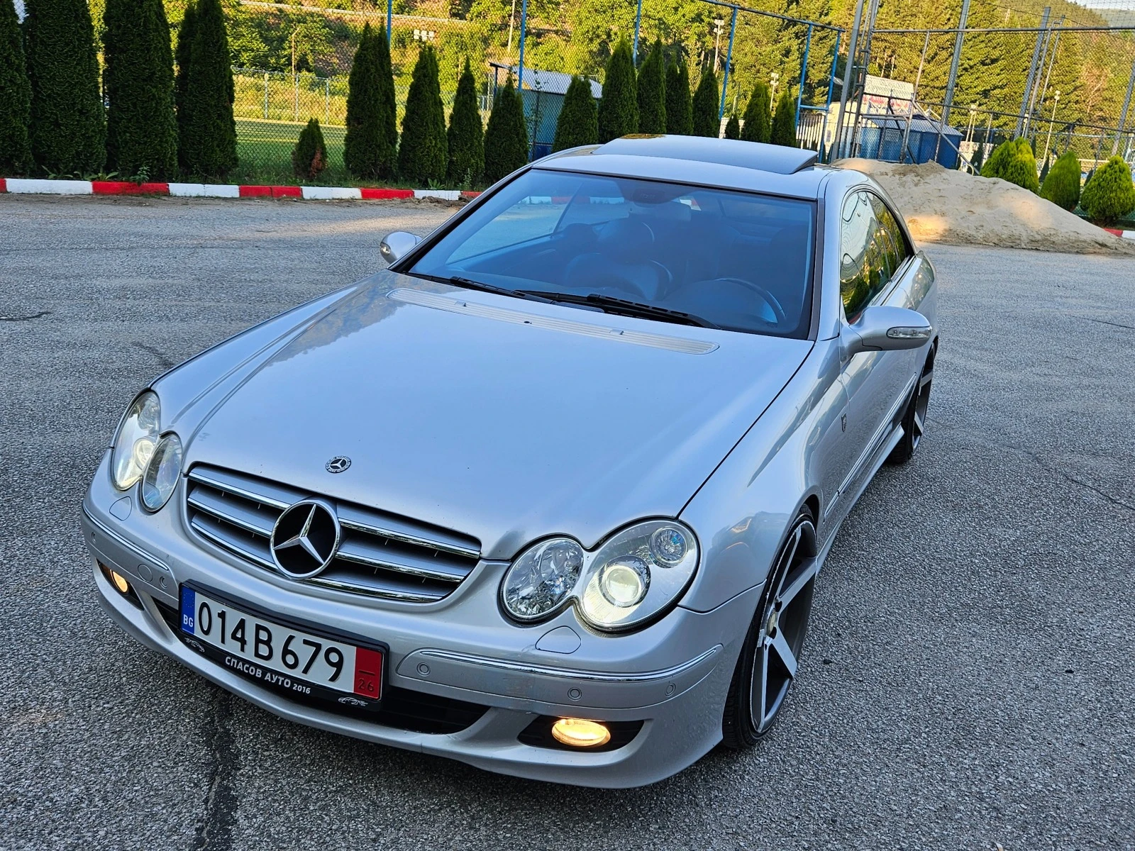 Mercedes-Benz CLK 5.0 AMG PAKET/AVTOMAT/KOJA/DISTRONIK/NAVIGACIQ, снимка 1