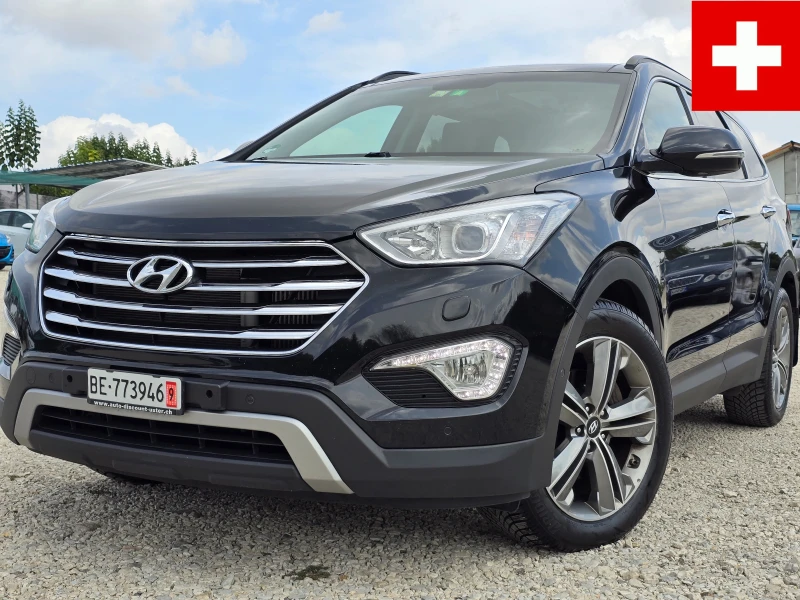 Hyundai Santa fe 2.2/GRAND/VERTEX-FULL/ШВЕЙЦ., снимка 1 - Автомобили и джипове - 47284674