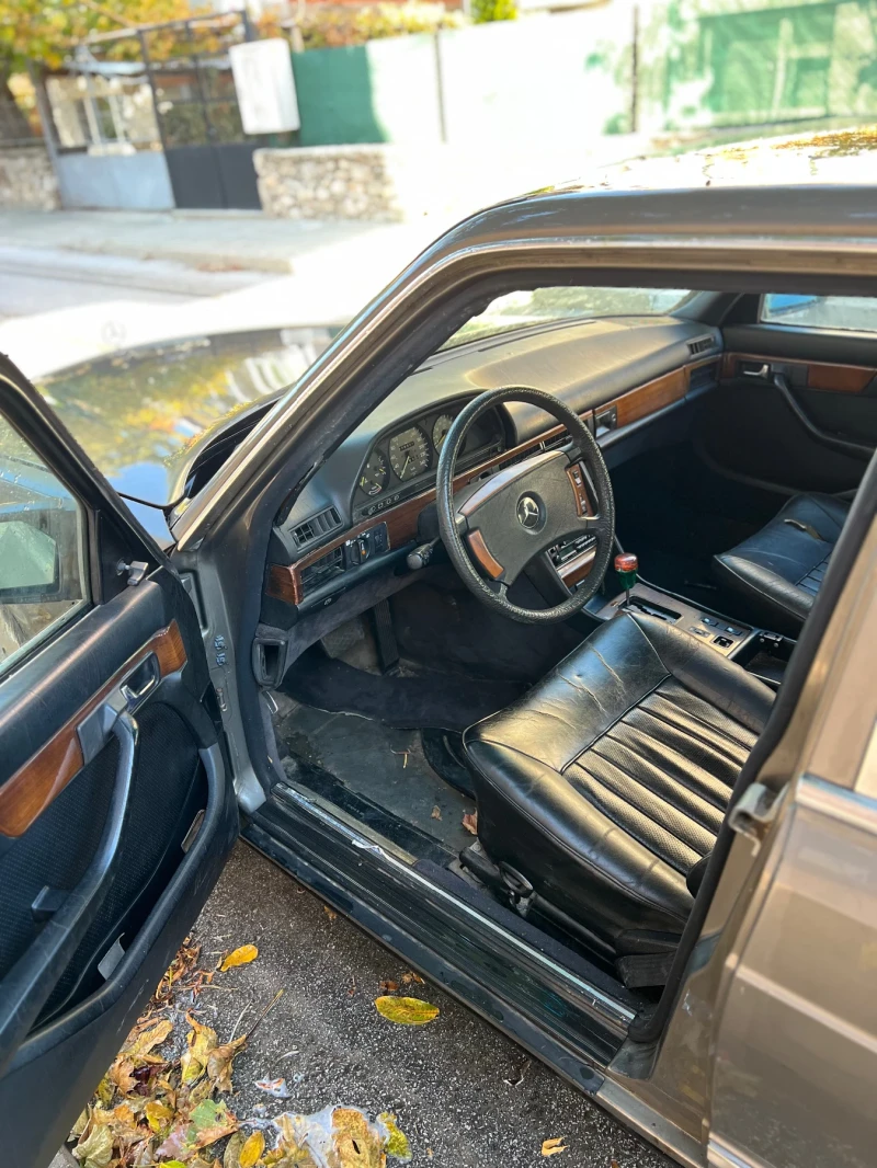 Mercedes-Benz S 280 280SE 2.8 Benzin 1983г. Кожа/Автомат/Клима/Ел.стък, снимка 3 - Автомобили и джипове - 52812379